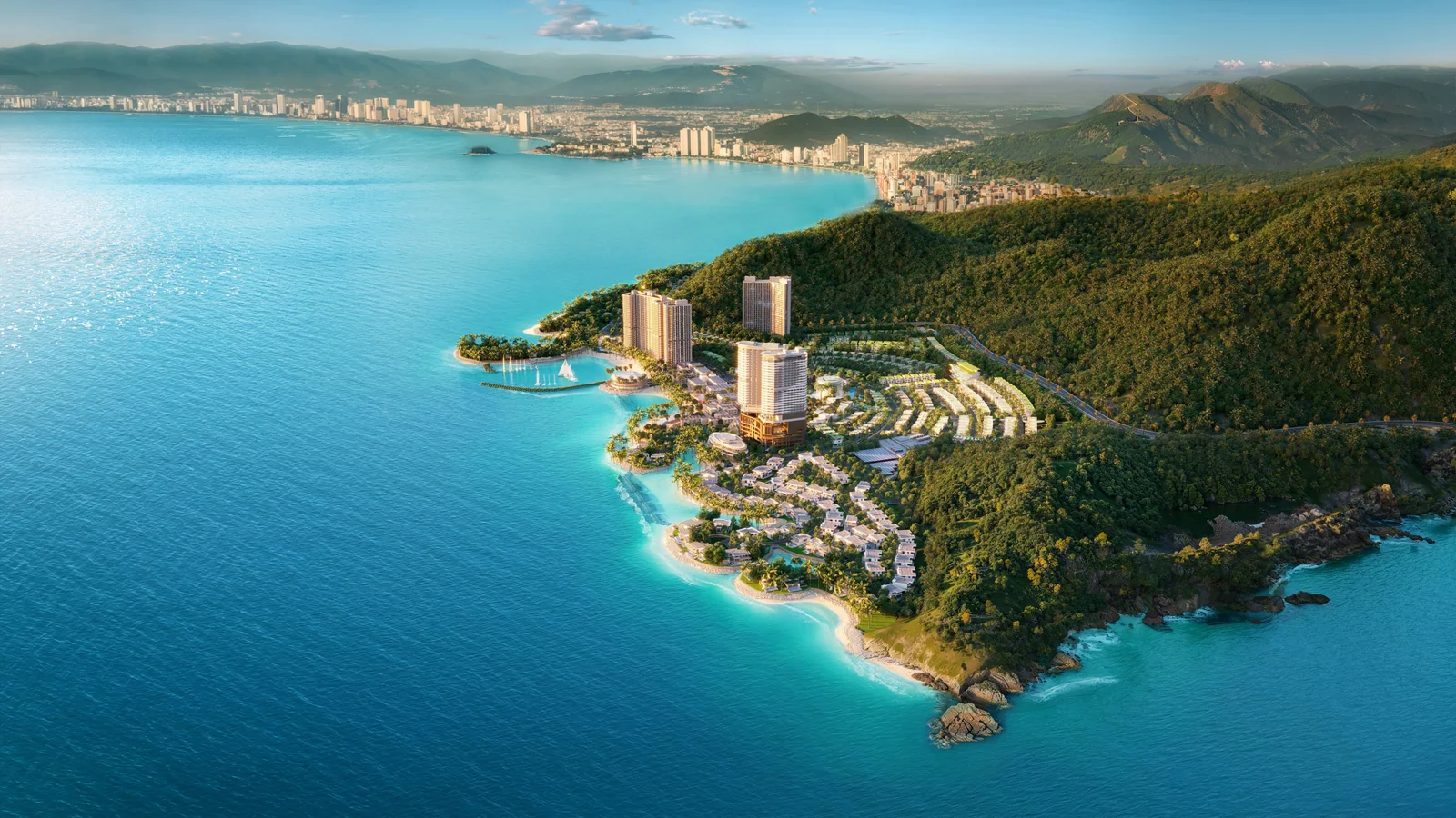 Toàn cảnh vịnh biển Nha Trang
